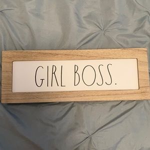 Rae Dunn “GIRL BOSS” sign